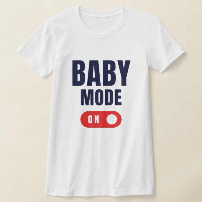 T-shirt i baby-läge (Laydown)