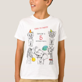 T-Shirt i femte födelsedagsfesten.