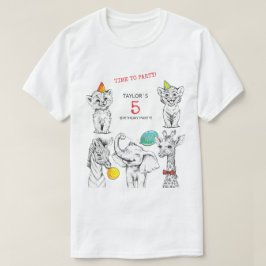 T-Shirt i femte födelsedagsfesten.