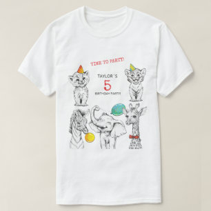 T-Shirt i femte födelsedagsfesten.
