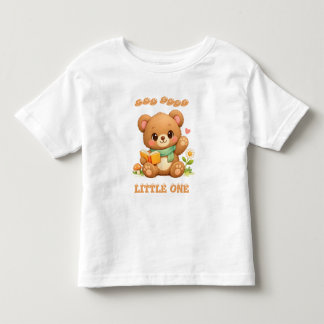 T-shirt i fint jersey för barn | Sagoläsande björn