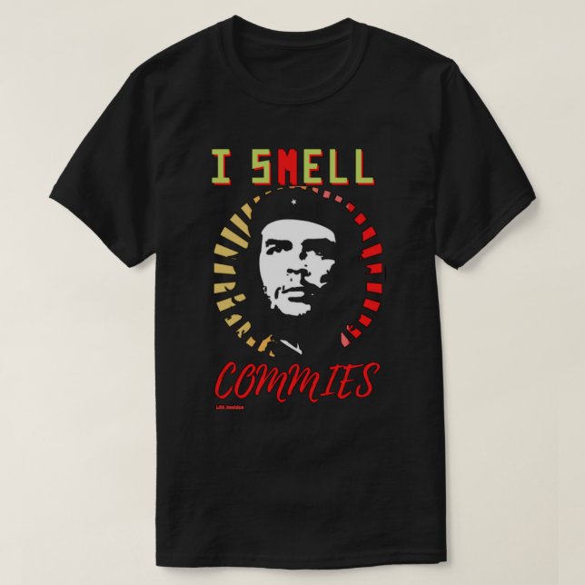 t-shirt ’I SMEL COMMIES’ (Design framsida)
