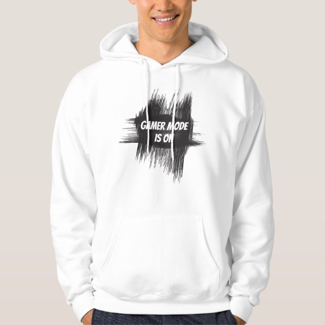 t-shirt i spelarläge hoodie (Framsida)
