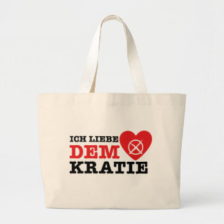 T-Shirt - Ich Liebe Demokratie Jumbo Tygkasse