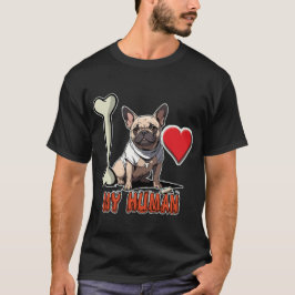 T-shirt illustration av en Fransk bulldog