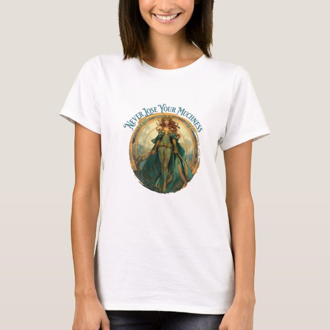 T Shirt-inspirationen förlorar aldrig din muskelkr T Shirt (Framsida)