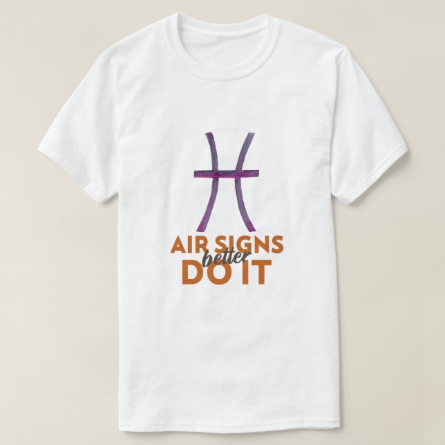 T-shirt inspirerad av zodiac-tecken (Design framsida)