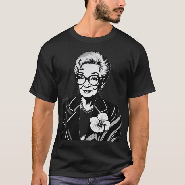 t-shirt  iris apfel (Framsida)