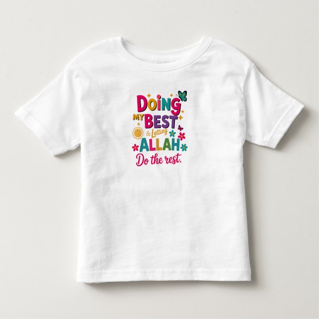 T-Shirt-Islamic Kids Clothing T Shirt (Framsida)