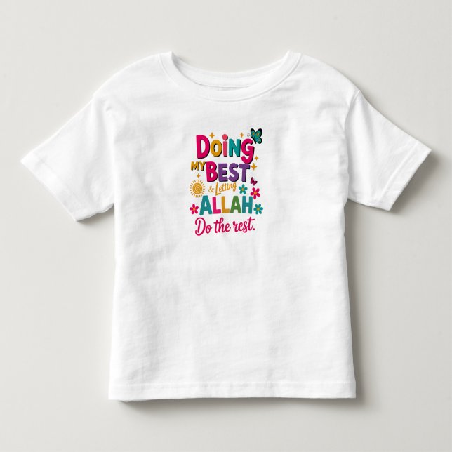 T-Shirt-Islamiska Barnkläder T Shirt (Framsida)