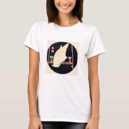 T-SHIRT: ITŌ JAKUCHU : A WHITE MACAW T SHIRT