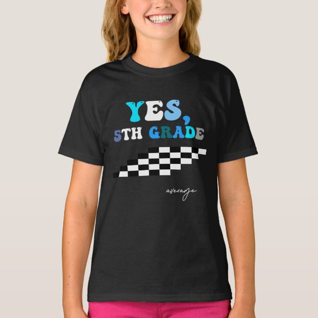 T-Shirt Ja, 5:e klass medel (Framsida)