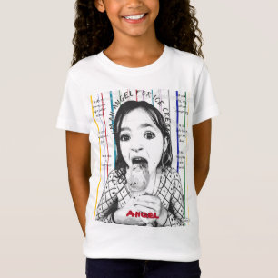 T-shirt Jag är en ängel för iskräm - HAMbWG
