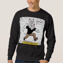 T-Shirt ”Jag är hjälten… hon är min berättelse” Kä Lång Ärmad Tröja