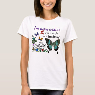 T-shirt "Jag är ingen änka, jag är en fru till en 