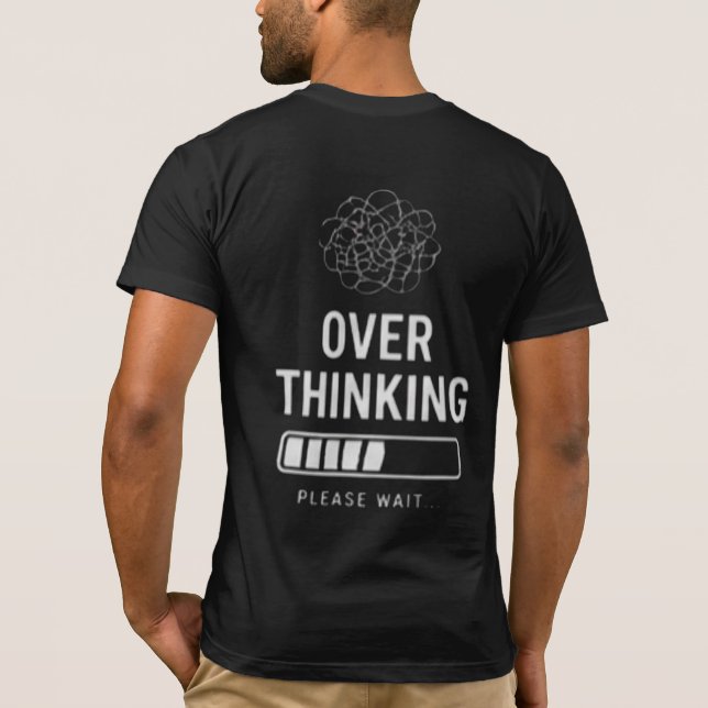 T-Shirt | Jag är inte lat Energisparläge Meme Tee (Baksida)