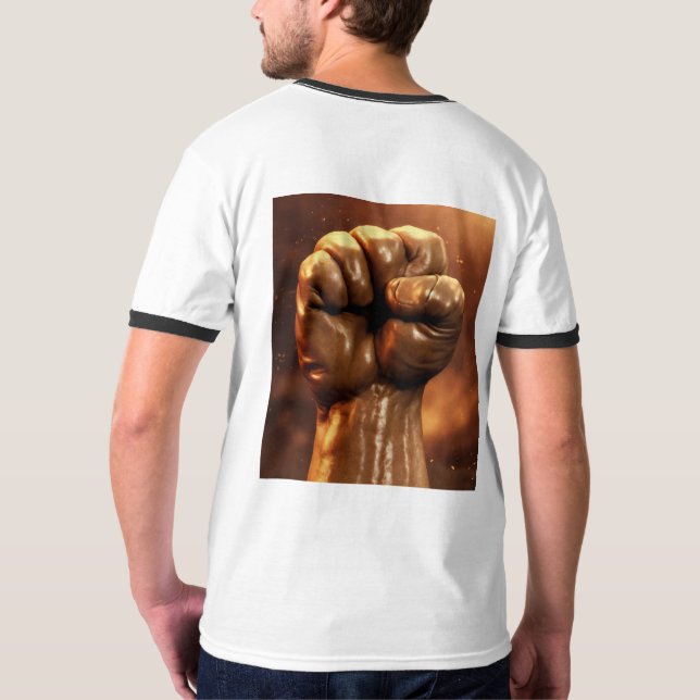 T-shirt Jag är redo för din förändring (Hel baksida)