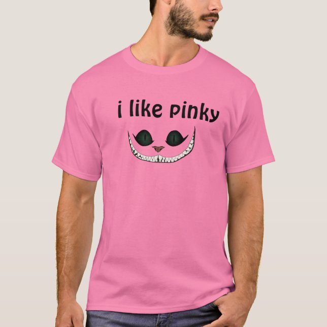 t shirt jag gillar rosa (Framsida)