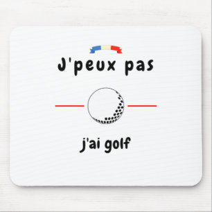 T-shirt Jag kan inte, jag har golf Musmatta