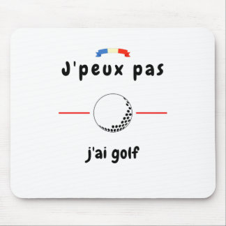 T-shirt Jag kan inte, jag har golf Musmatta