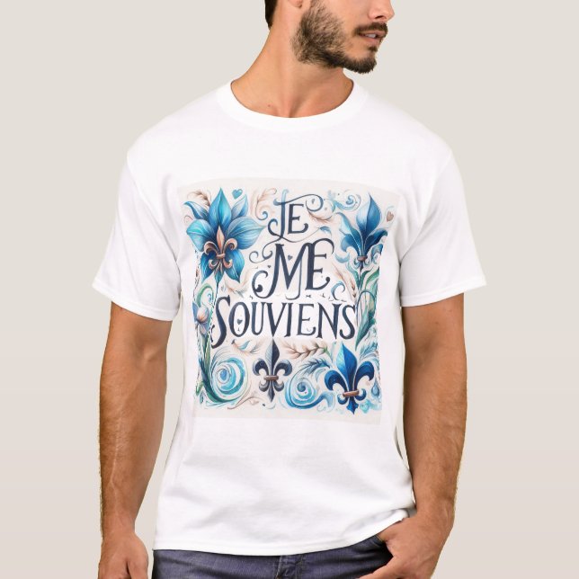 T-shirt "Je me souviens" (Framsida)