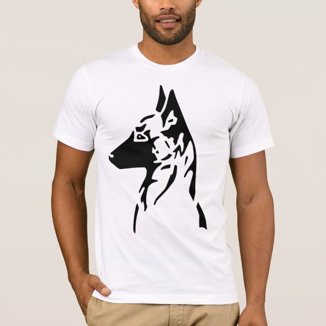 t-shirt je monte la garde (Framsida)