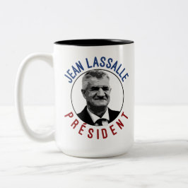T-shirt Jean Lassalle Président 2022 Två-Tonad Mugg