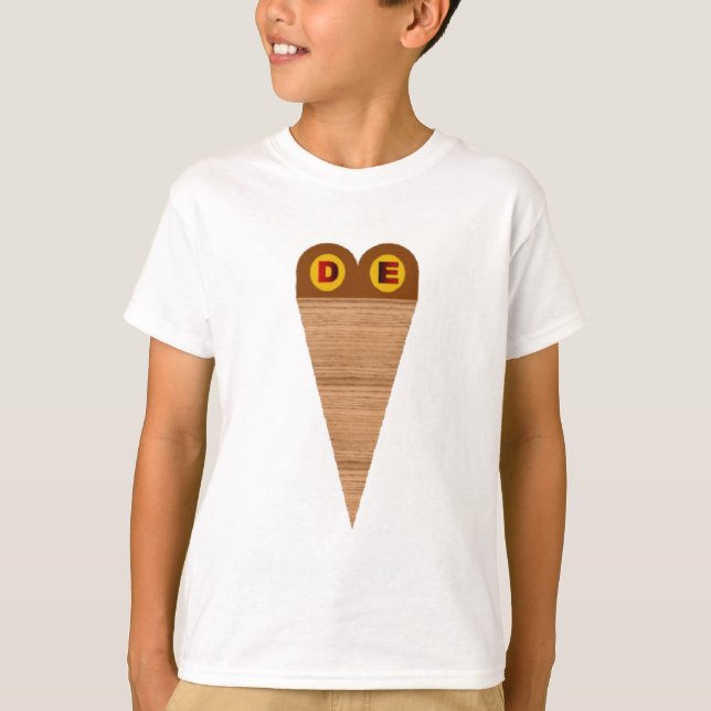 T-shirt jersey blanc  GLACES ALLEMAGNE (Framsida)
