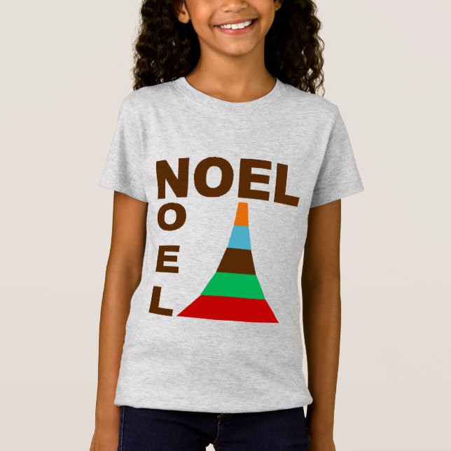 T-shirt jersey fin chiné Design NOEL GATEAUX (Framsida)