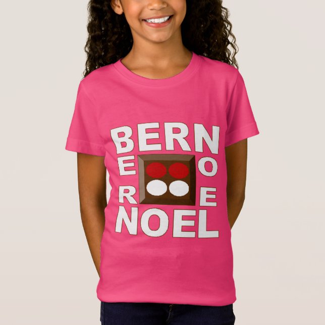T-shirt jersey fin rose  Design BERN NOEL (Framsida)