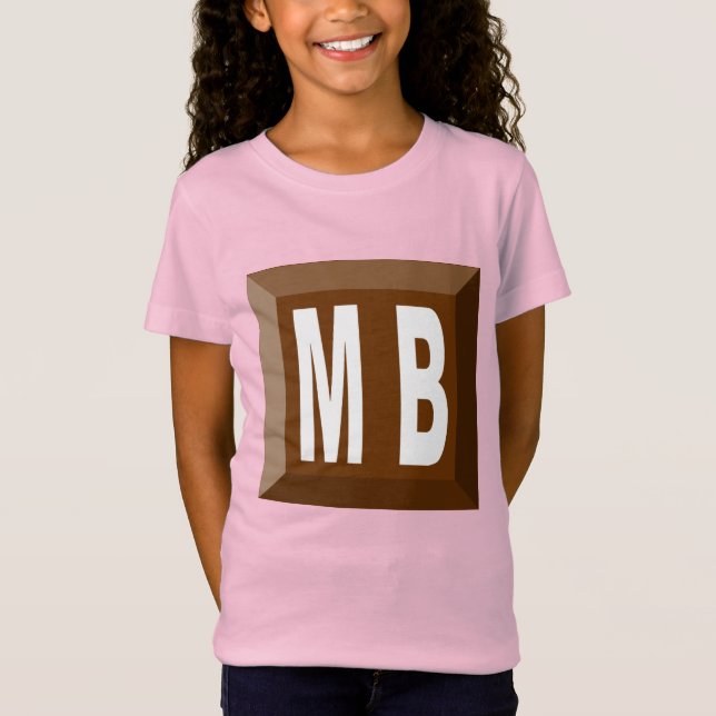 T-shirt jersey fin rose  pour filles  MANITOBA (Framsida)