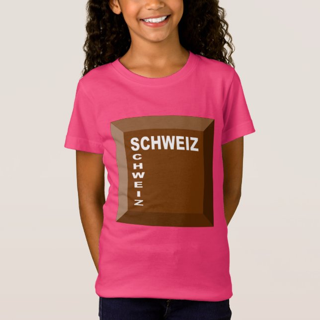 T-shirt jersey fin rose  pour filles SCHWEIZ (CH) (Framsida)