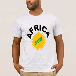 T-shirt jersey gris cendré homme  AFRICA  SPORT