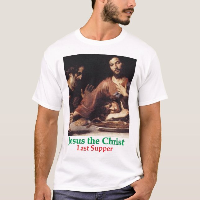 T-Shirt Jesus Kristus på sista vardagen (Framsida)