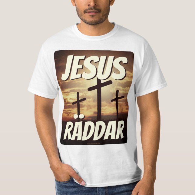 T-shirt — Jesus räddar (Framsida)