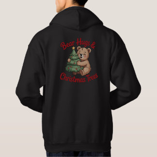 T-Shirt Julfestival, Lilla Björn leker Jul Hoodie