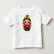 T-shirt-julflicka