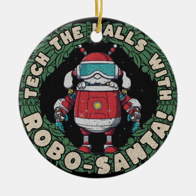 T-Shirt Julgransprydnad Keramik (Framsidan)