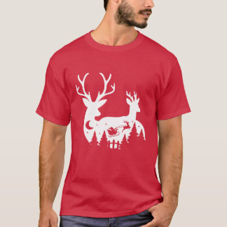 T-Shirt: Julren och Tomte (röd) T Shirt