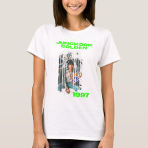 t-shirt Jungkook Golden | Iconic Tribute Tee