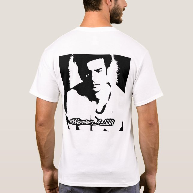 T-Shirt Justice 4 SSR Sushant Rajput (Baksida)