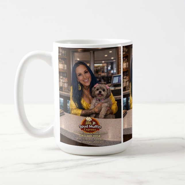 t-shirt kaffemugg (Vänster)