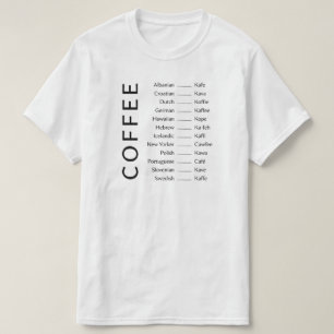 T-shirt - Kaffespråk