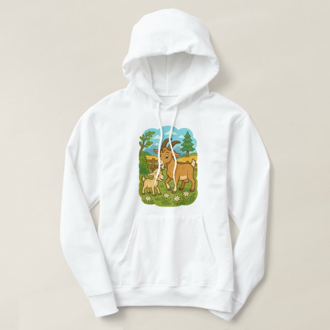 T-Shirt Kapuschong Hoodie (Design framsida)