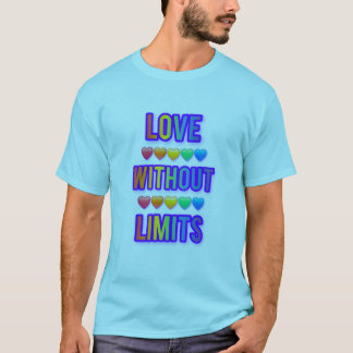 T-shirt kärlek ❤️ utan gränser. Alla hjärtans dag
