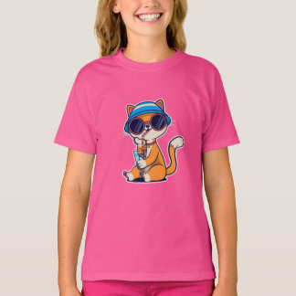 T-Shirt Katt semester 