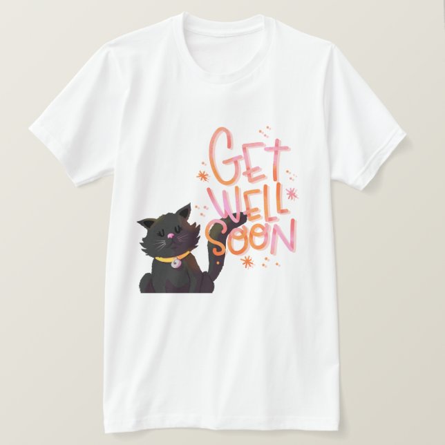 T-shirt-katt T Shirt (Design framsida)