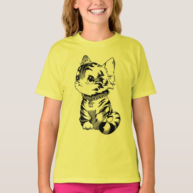 t-shirt-katt t shirt (Framsida)