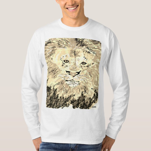 T-shirt King Of The Jungle (Framsida)