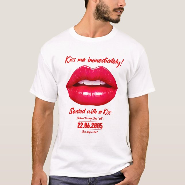 T-Shirt Kiss (Framsida)